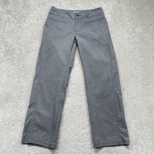 Magellan Outdoors Pants Womens Small Gray Straight Leg Stretch‎ Nylon Hiking